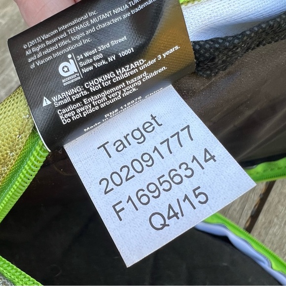 2015 Nickelodeon Teenage Mutant Ninja Turtle Kids Mini Backpack from Target - Picture 6 of 6